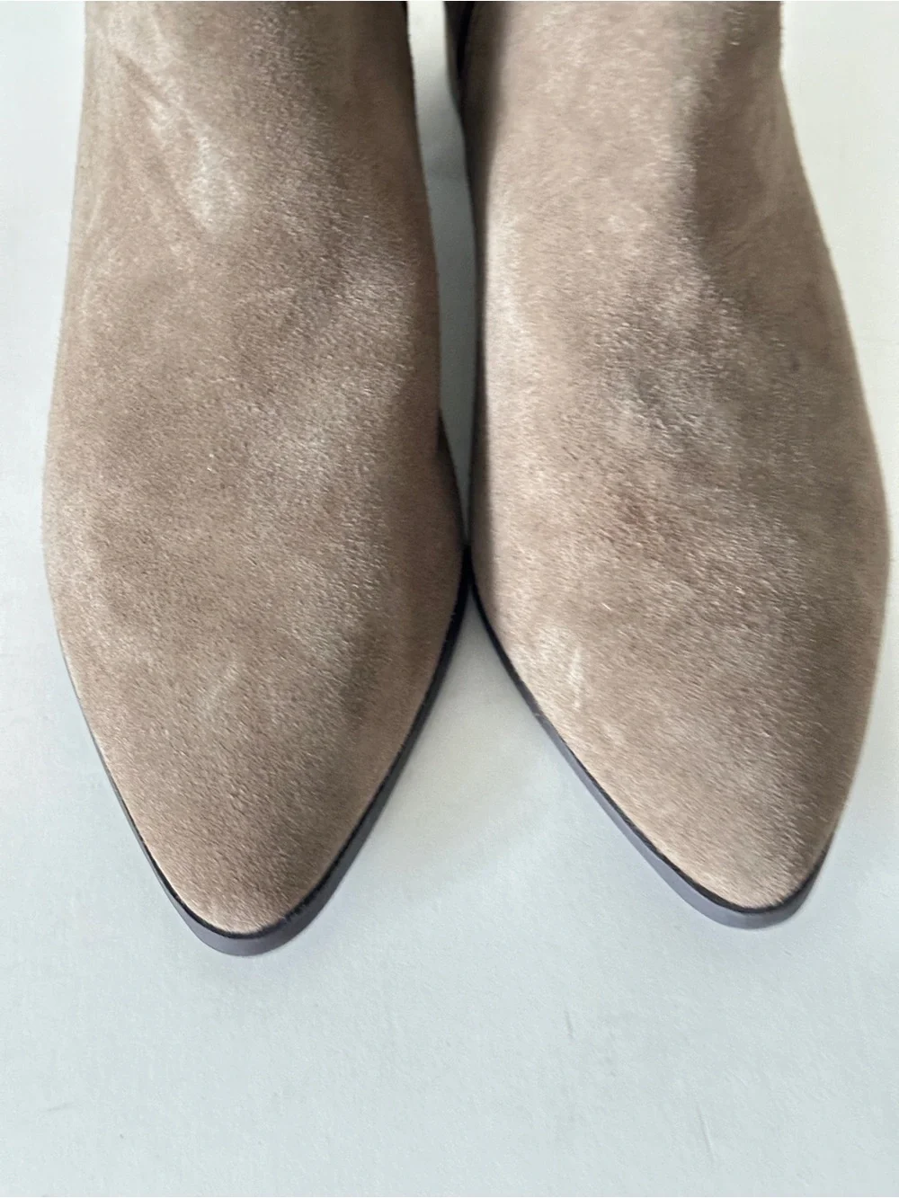 NEW Blondo Arena Taupe Suede Waterproof Ankle Classic Women's Booties, Sz 8.5M